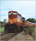 Great Smoky Mountains Railroad engine